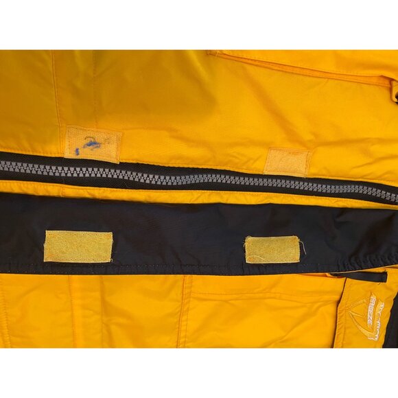 Freeze Defense Mens 3-In-1 Winter Coat Yellow & Black Nylon Polyester Hood 2XL - Picture 6 of 14